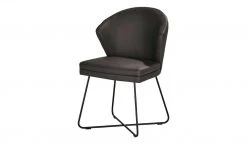 Berger & Rath Kunstleder-Kufenstuhl Arcu | Braun