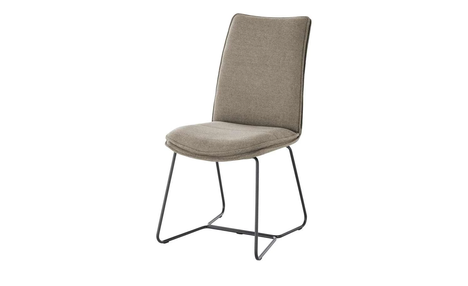 Kufenstuhl Zabea | Cappuccino Schwarz 5 Kufenstuhl Zabea | Cappuccino Schwarz – Bild 3