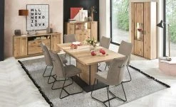 Kufenstuhl Zabea | Cappuccino Schwarz