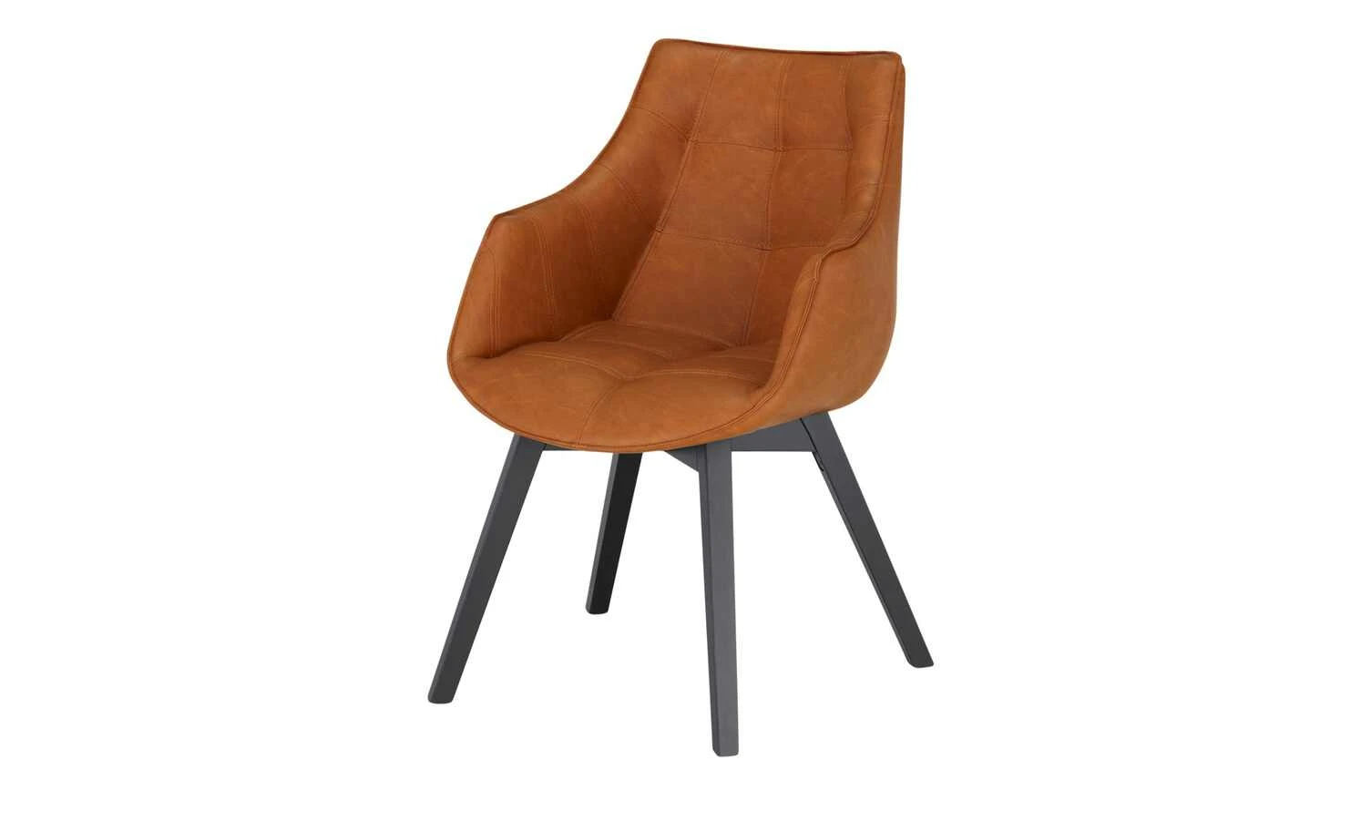 Gray & Jones Kunstlederstuhl Baltic Breeze One | Cognac (Orange-Braun) Ja 5 Gray & Jones Kunstlederstuhl Baltic Breeze One | Cognac (Orange-Braun) Ja – Bild 3