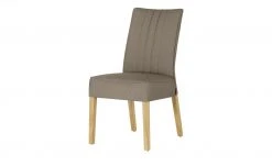 Gray & Jones Polsterstuhl Black Coast Two | Rücken mit Längsnähten Braun