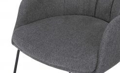 Woodford Polsterstuhl mit Armlehne Milan | Obsidian (Dunkelgrau) Schaumstoff -SitzWerk Verkaufsgeschäft 14305915 5 202103011935