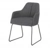 Woodford Polsterstuhl mit Armlehne Milan | Obsidian (Dunkelgrau) Schaumstoff -SitzWerk Verkaufsgeschäft 14305915 7 202103011935