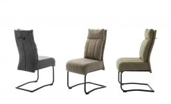 uno Freischwinger Alabria | Dunkelgrau Schwarz (matt)