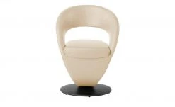 Leder-Drehstuhl Kingsman | Rahm (Beige) Rund -SitzWerk Verkaufsgeschäft 14306182 2 202102262235