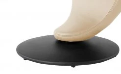 Leder-Drehstuhl Kingsman | Rahm (Beige) Rund -SitzWerk Verkaufsgeschäft 14306182 5 202102262235