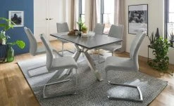 Freischwinger mit Griff Ferra | Grau