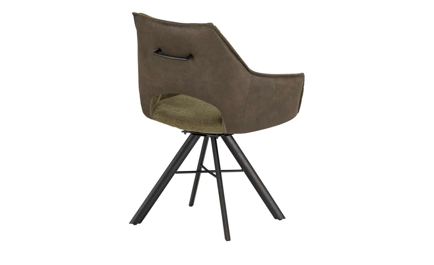 uno Polster-Schalenstuhl Jola | Grün / Dunkelgrau 4 uno Polster-Schalenstuhl Jola | Grün / Dunkelgrau – Bild 2