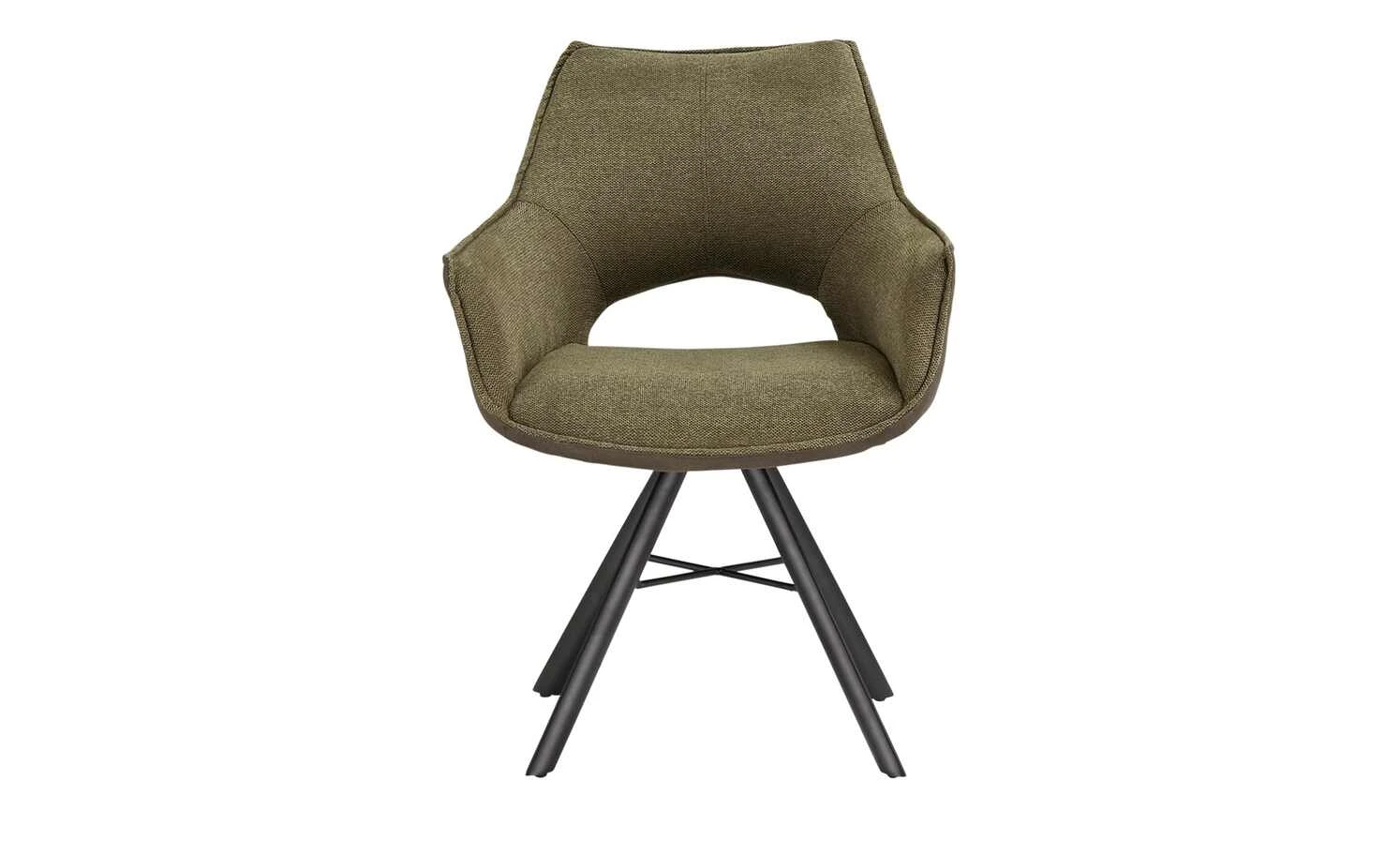 uno Polster-Schalenstuhl Jola | Grün / Dunkelgrau 5 uno Polster-Schalenstuhl Jola | Grün / Dunkelgrau – Bild 3