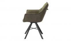 uno Armlehn-Polsterstuhl drehbar Jonny | Innen: Dunkelgrün / Außen: Dunkelgrau -SitzWerk Verkaufsgeschäft 14306786 3 202103292234