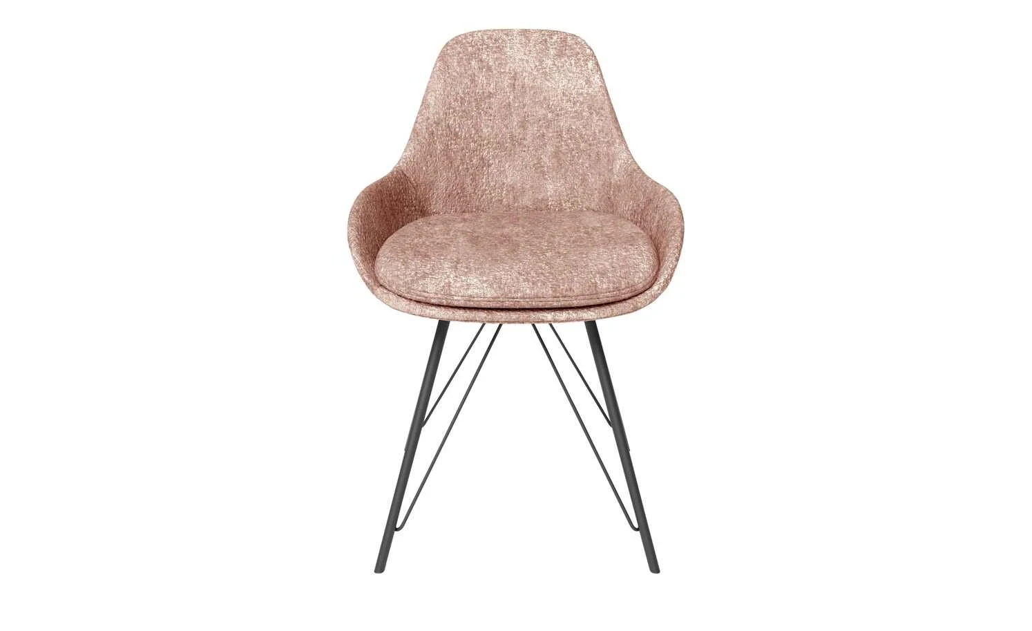 JOOP! Chenille-Schalenstuhl Wires | Rose 6 JOOP! Chenille-Schalenstuhl Wires | Rose – Bild 4