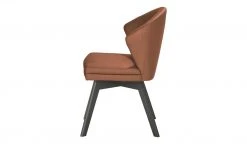 Berger & Rath Leder-Polsterstuhl Arcu | Cognac (Orange - Braun) Anthrazit -SitzWerk Verkaufsgeschäft 14307142 8 202101262258