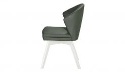 Berger & Rath Leder-Polsterstuhl Arcu | Verde (Grün) Weiß-Creme -SitzWerk Verkaufsgeschäft 14307146 8 202101262258