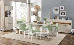 Berger & Rath Polsterstuhl Bono | Grün Weiß-Creme Nein