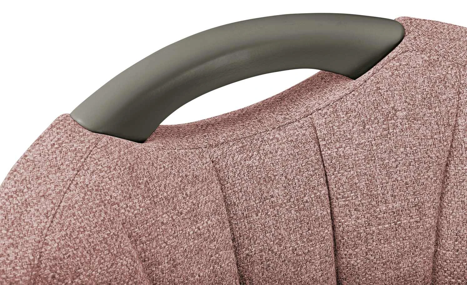 Berger & Rath Polsterstuhl mit Armlehne Lanx | Salmon (Rot) Londra (Hellgrau) 6 Berger & Rath Polsterstuhl mit Armlehne Lanx | Salmon (Rot) Londra (Hellgrau) – Bild 4