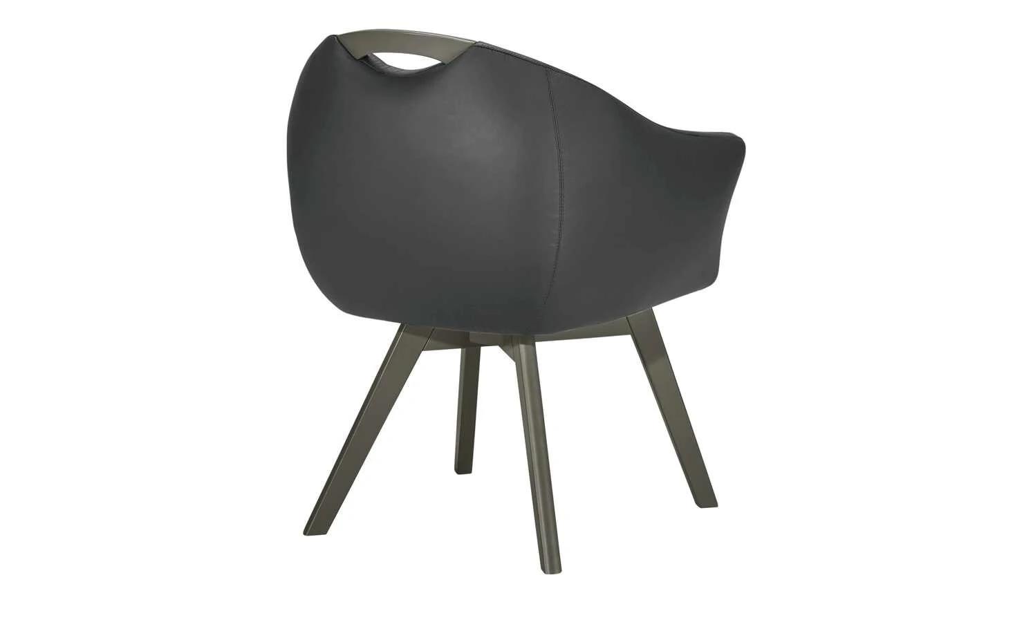 Berger & Rath Polsterstuhl mit Armlehne Lanx | Grau Londra (Hellgrau) 4 Berger & Rath Polsterstuhl mit Armlehne Lanx | Grau Londra (Hellgrau) – Bild 2