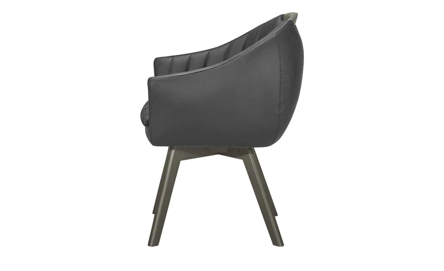 Berger & Rath Polsterstuhl mit Armlehne Lanx | Grau Londra (Hellgrau) 10 Berger & Rath Polsterstuhl mit Armlehne Lanx | Grau Londra (Hellgrau) – Bild 8