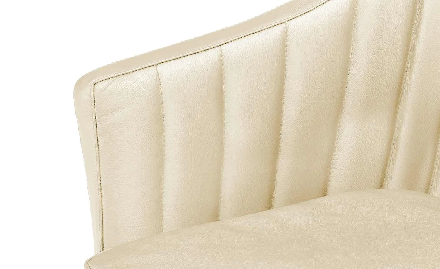 Berger & Rath Polsterstuhl mit Armlehne Lanx | Kreide (Creme) Cremeweiß 8 Berger & Rath Polsterstuhl mit Armlehne Lanx | Kreide (Creme) Cremeweiß – Bild 6