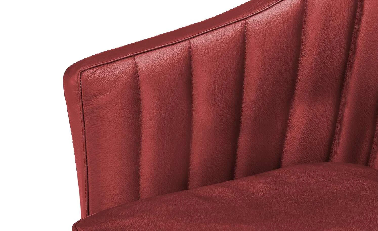 Berger & Rath Polsterstuhl mit Armlehne Lanx | Rostrot Anthrazit 6 Berger & Rath Polsterstuhl mit Armlehne Lanx | Rostrot Anthrazit – Bild 4