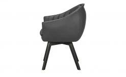 Berger & Rath Polsterstuhl mit Armlehne Lanx | Grau Anthrazit -SitzWerk Verkaufsgeschäft 14307381 7 202102152236