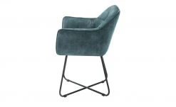 Polsterstuhl mit Armlehne Anna | Petrol -SitzWerk Verkaufsgeschäft 14307446 2 202101082255