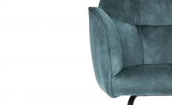 Polsterstuhl mit Armlehne Anna | Petrol -SitzWerk Verkaufsgeschäft 14307446 7 202101082255