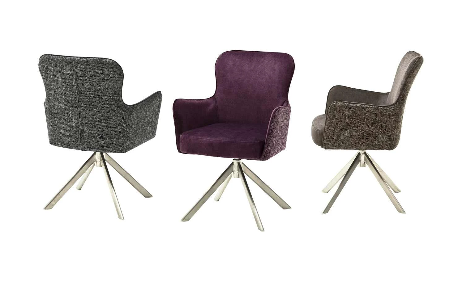 Polsterstuhl Effi | Cappuccino Ja Schräg Edelstahl 3 Polsterstuhl Effi | Cappuccino Ja Schräg Edelstahl