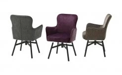 Polsterstuhl Effi | Cappuccino Ja Gerade Schwarz