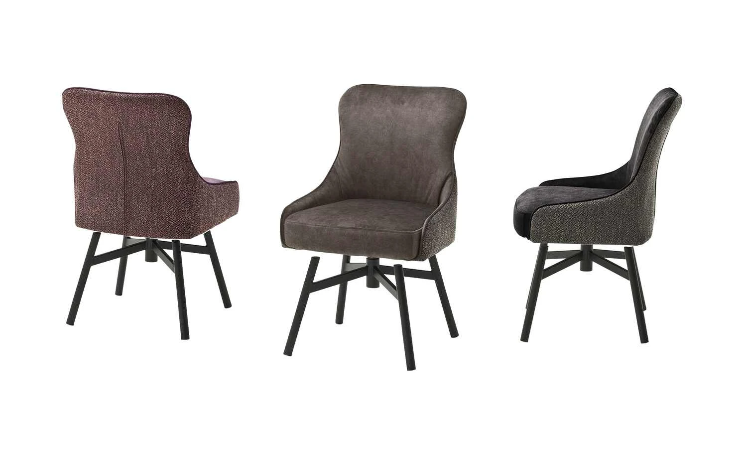 Polsterstuhl Effi | Cappuccino Nein Gerade Schwarz 3 Polsterstuhl Effi | Cappuccino Nein Gerade Schwarz