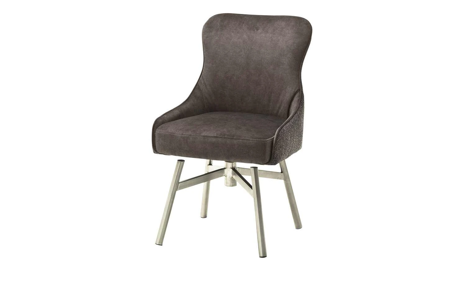 Polsterstuhl Effi | Cappuccino Nein Gerade Edelstahl 4 Polsterstuhl Effi | Cappuccino Nein Gerade Edelstahl – Bild 2