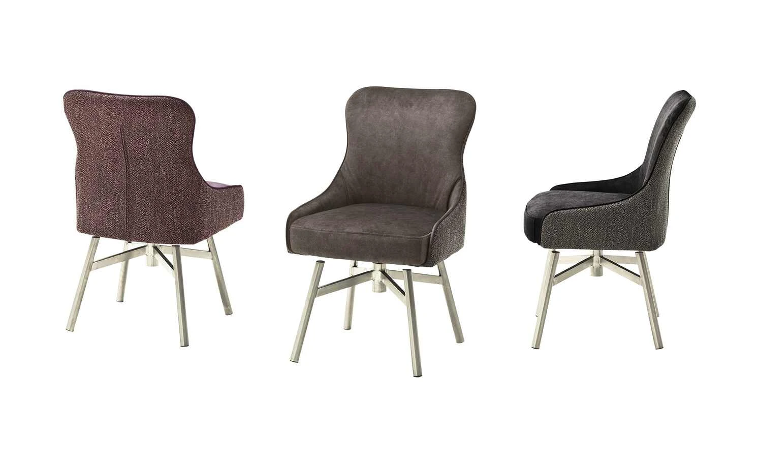 Polsterstuhl Effi | Cappuccino Nein Gerade Edelstahl 3 Polsterstuhl Effi | Cappuccino Nein Gerade Edelstahl