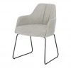 Woodford Polsterstuhl mit Armlehne Milan | Paloma (Hellgrau) Schaumstoff -SitzWerk Verkaufsgeschäft 14307553 5 202102261256