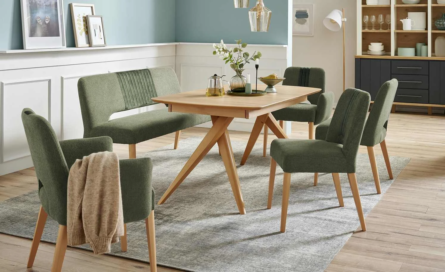 Woodford Polsterstuhl Ansgar | Rain Forest (Olivgrün) Nein Buche 3 Woodford Polsterstuhl Ansgar | Rain Forest (Olivgrün) Nein Buche