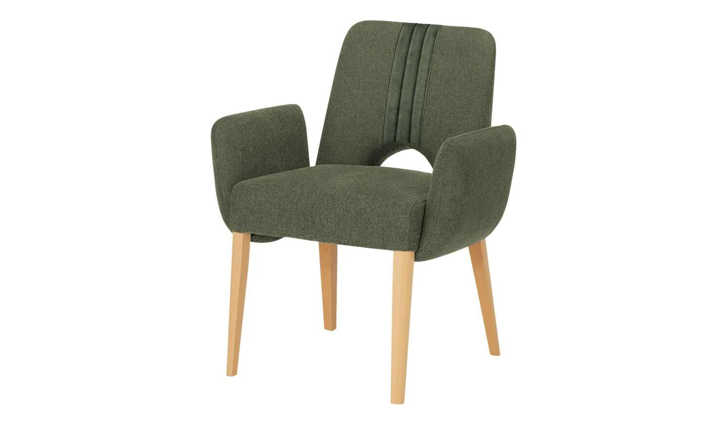 Woodford Polsterstuhl Ansgar | Rain Forest (Olivgrün) Ja Buche 4 Woodford Polsterstuhl Ansgar | Rain Forest (Olivgrün) Ja Buche – Bild 2