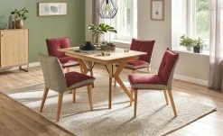 Woodford Polsterstuhl Sunna | Kombi Rosso (Rot / Beige)