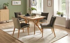 Woodford Polsterstuhl Sunna | Kombi Espresso (Braun / Beige)