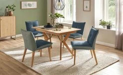 Woodford Polsterstuhl Sunna | Kombi Blue (Blau / Grau)