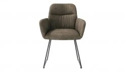 uno Polster-Armlehnstuhl Sevan | Innen: Dunkelbraun / Außen: Braun Kufe -SitzWerk Verkaufsgeschäft 14307643 1 202106142233