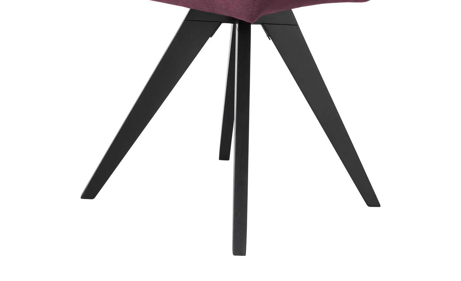 Woodford Polsterstuhl Scala | Merlot (Weinrot) Schwarz 6 Woodford Polsterstuhl Scala | Merlot (Weinrot) Schwarz – Bild 4