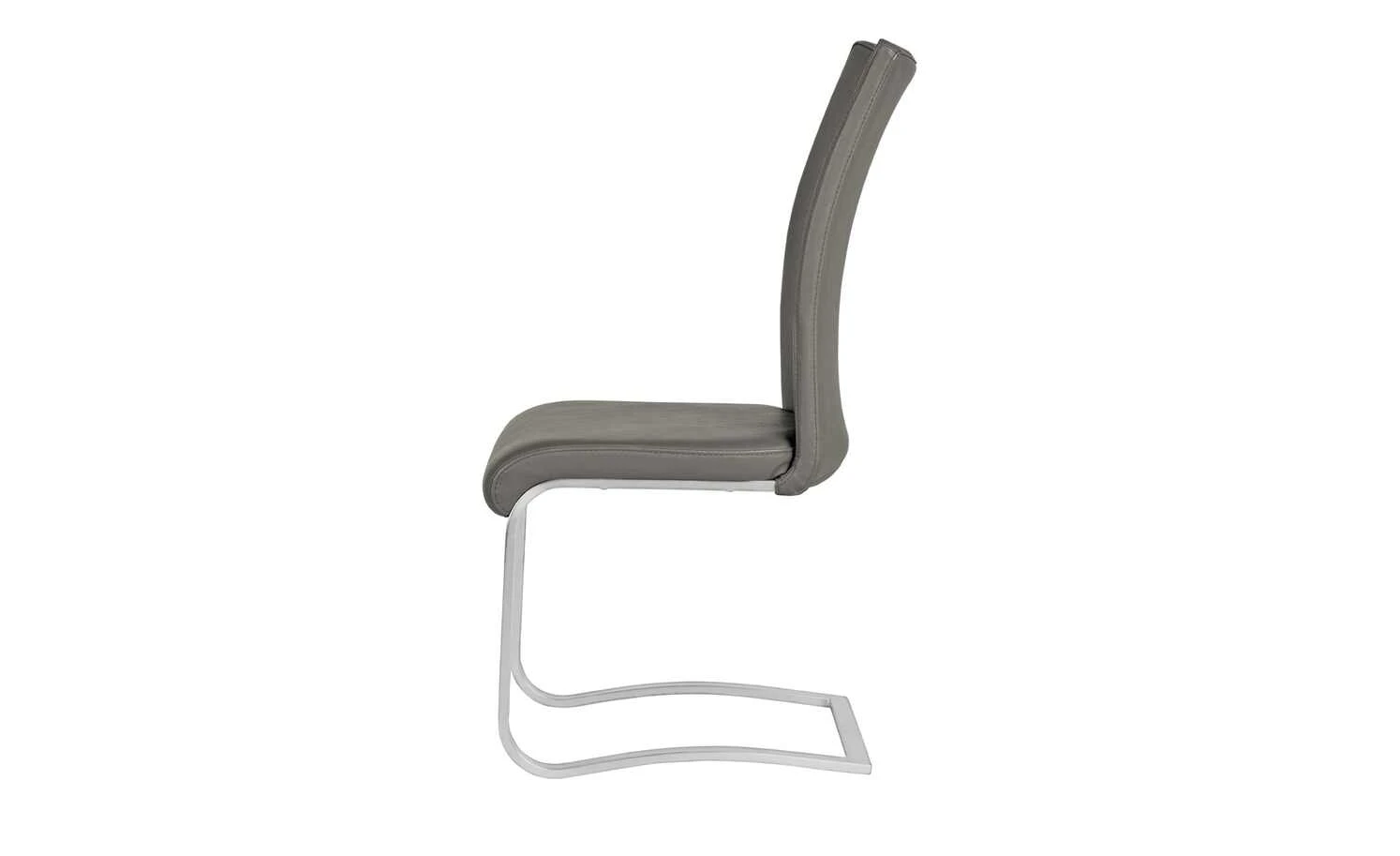 uno Freischwinger Letitia | Grau Kunstleder 4 uno Freischwinger Letitia | Grau Kunstleder – Bild 2