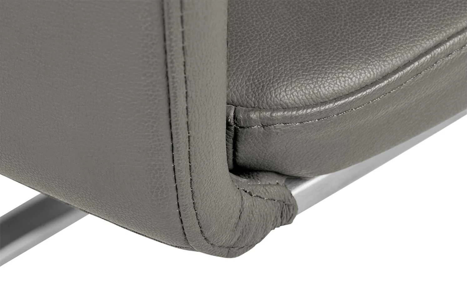 uno Freischwinger Letitia | Grau Kunstleder 10 uno Freischwinger Letitia | Grau Kunstleder – Bild 8