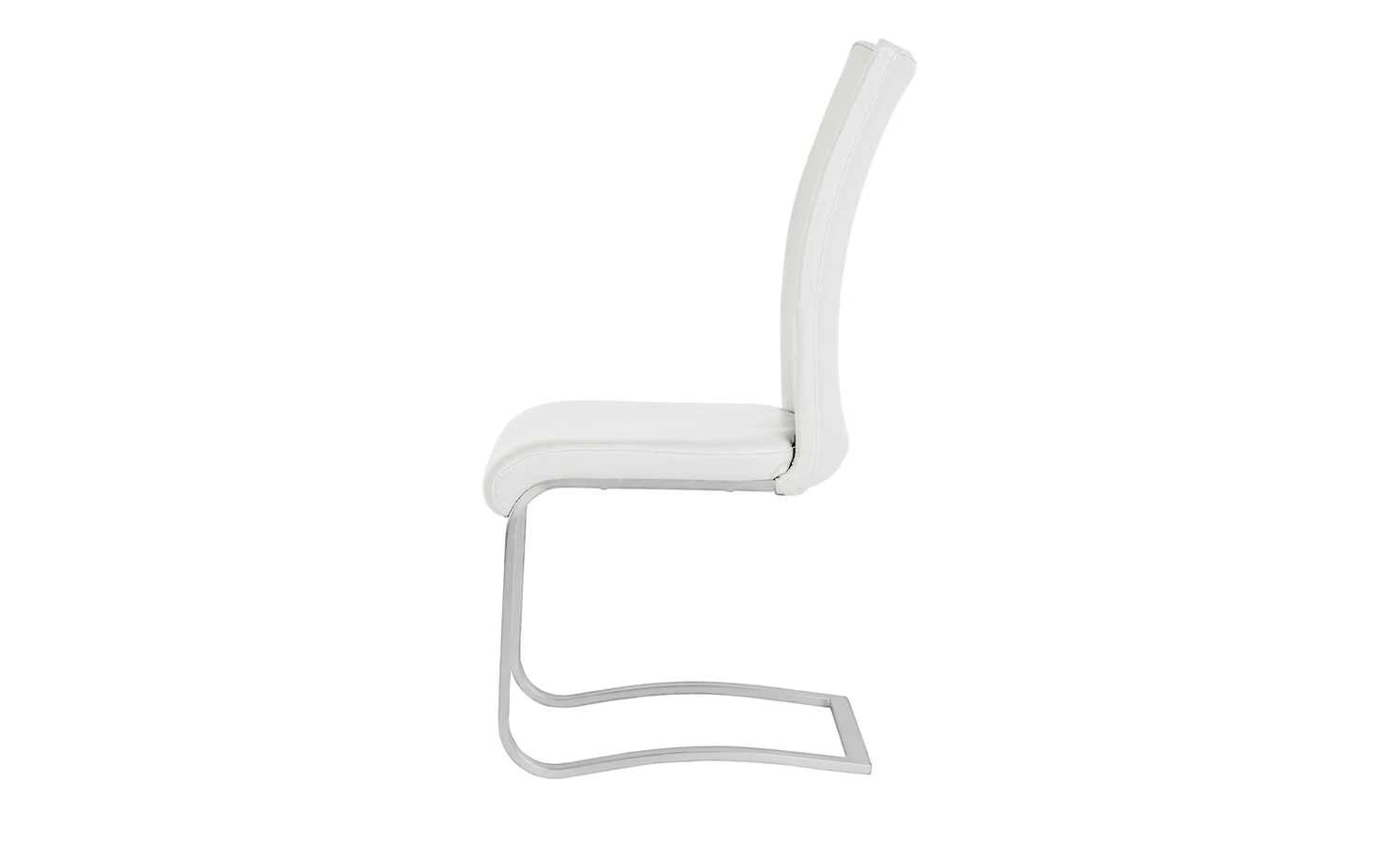 uno Freischwinger Letitia | Weiß Kunstleder 9 uno Freischwinger Letitia | Weiß Kunstleder – Bild 7