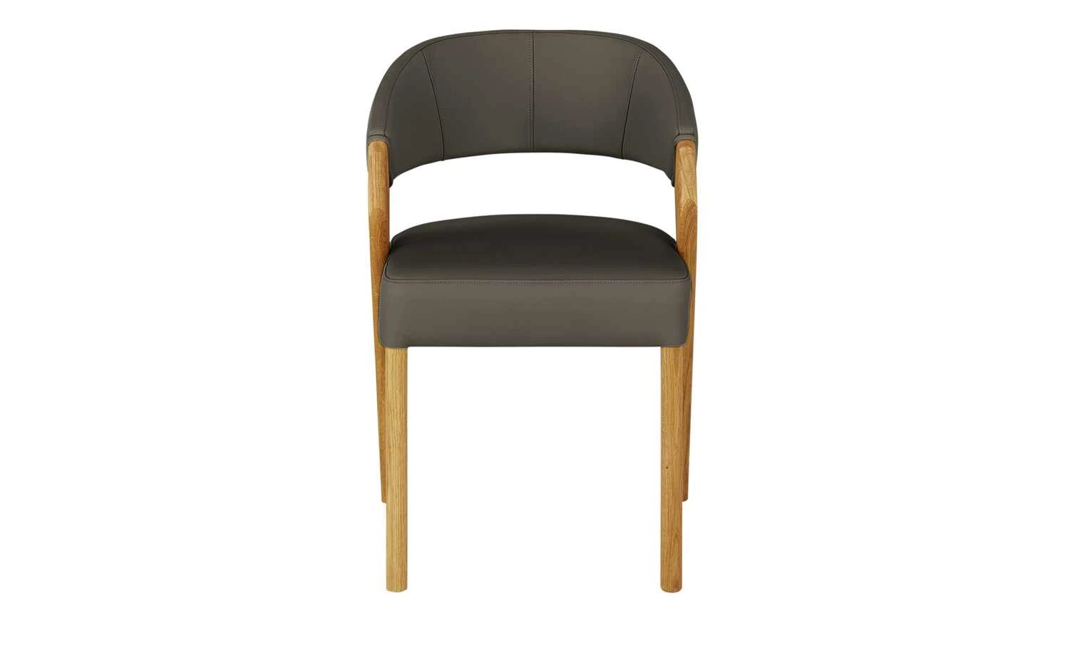 Woodford Leder-Polsterstuhl Marion | Dunkelbraun 4 Woodford Leder-Polsterstuhl Marion | Dunkelbraun – Bild 2