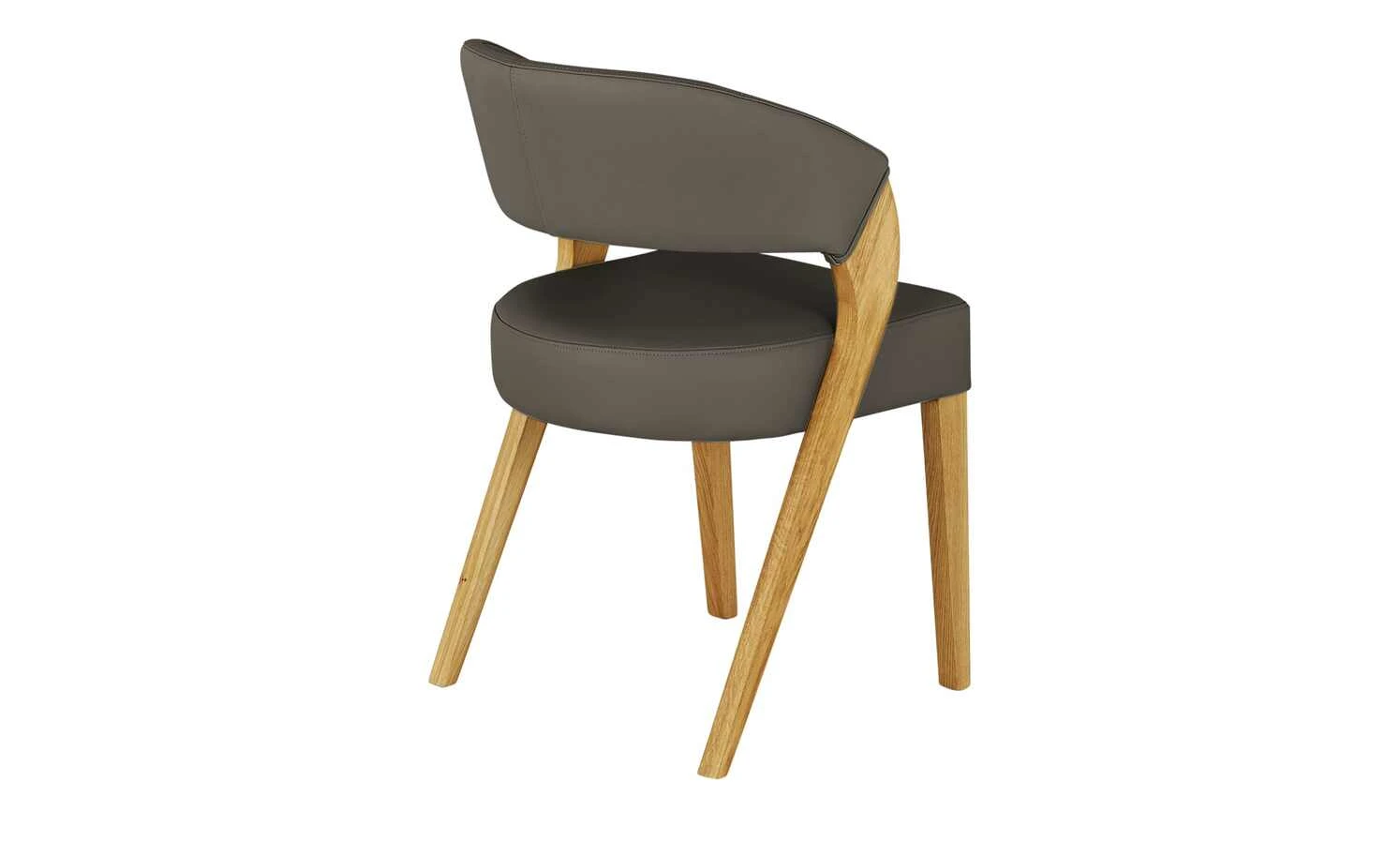 Woodford Leder-Polsterstuhl Marion | Dunkelbraun 5 Woodford Leder-Polsterstuhl Marion | Dunkelbraun – Bild 3