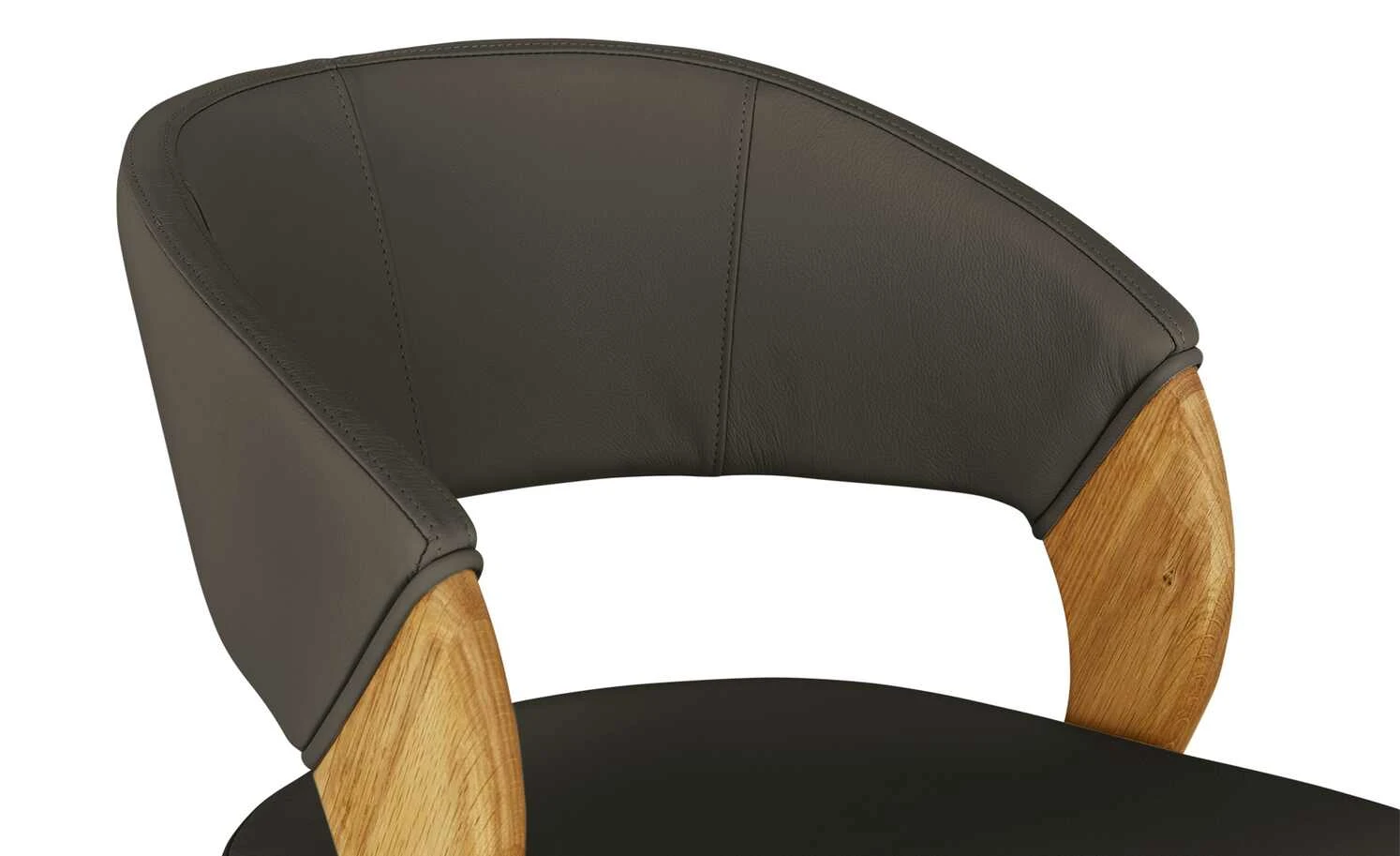 Woodford Leder-Polsterstuhl Marion | Dunkelbraun 9 Woodford Leder-Polsterstuhl Marion | Dunkelbraun – Bild 7