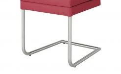 Woodford Kunstleder-Freischwinger mit Griff Levi | Cherry (Rot) -SitzWerk Verkaufsgeschäft 14307931 6 202102261258