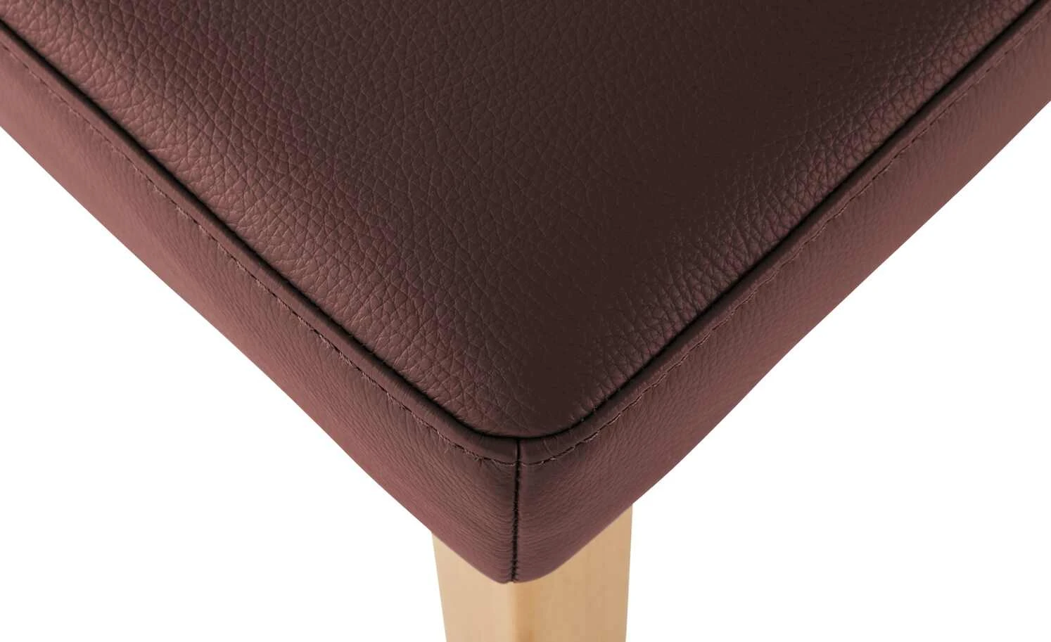 Leder-Polsterstuhl Canto III | Bordo (Rot) 9 Leder-Polsterstuhl Canto III | Bordo (Rot) – Bild 7