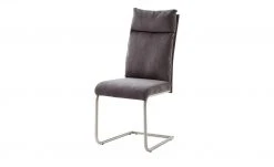 Polsterschwingstuhl mit Griff Piru | Anthrazit (Grau) Chenille -SitzWerk Verkaufsgeschäft 14308154 2 202101272237