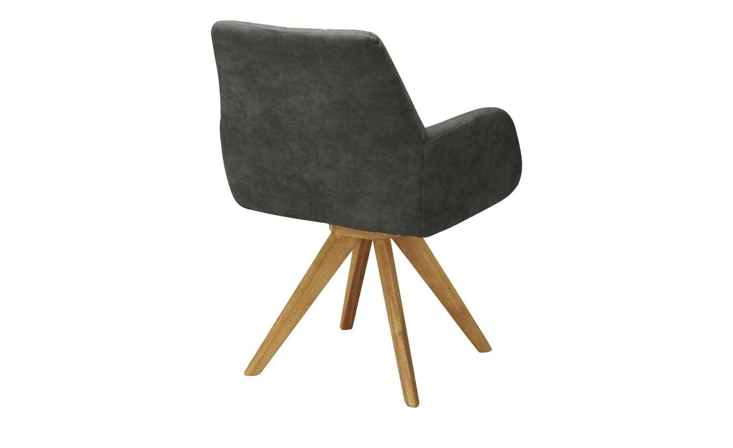 Woodford Polsterstuhl mit Armlehne Bristol | Grau (Dunkelgrau) Eiche Ja 5 Woodford Polsterstuhl mit Armlehne Bristol | Grau (Dunkelgrau) Eiche Ja – Bild 3