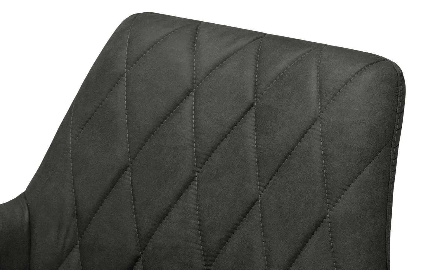 Woodford Polsterstuhl mit Armlehne Bristol | Grau (Dunkelgrau) Eiche Ja 8 Woodford Polsterstuhl mit Armlehne Bristol | Grau (Dunkelgrau) Eiche Ja – Bild 6